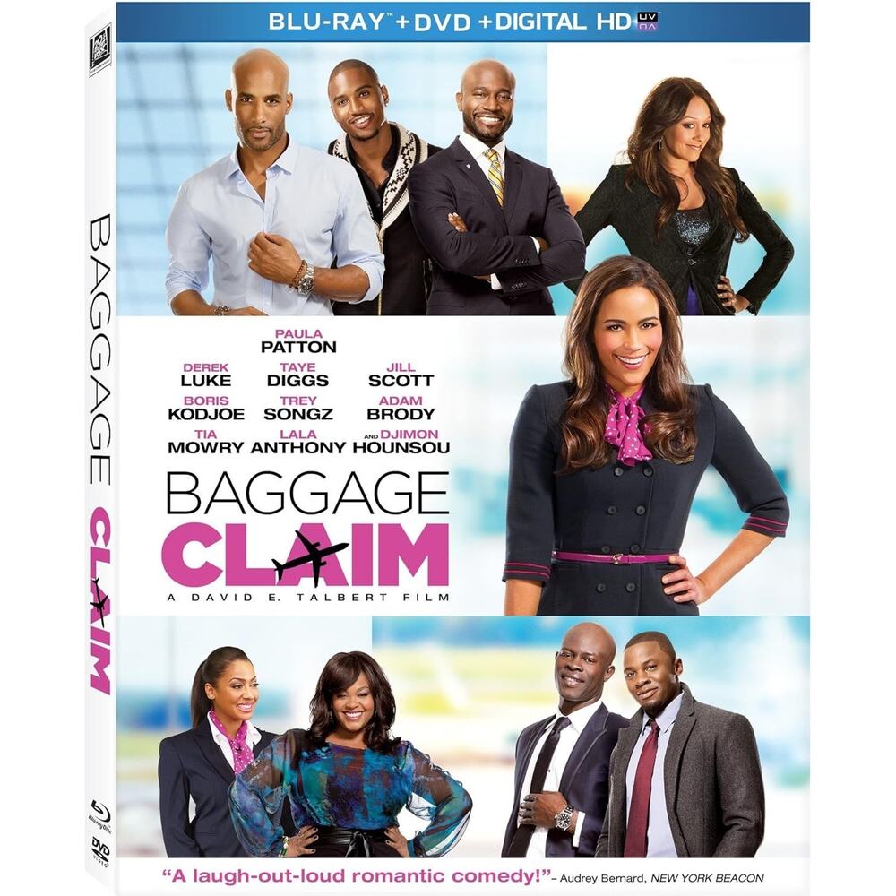 BAGGAGE CLAIM Blu-Ray DVD Combo (2014) * New * Sealed Paula Patton